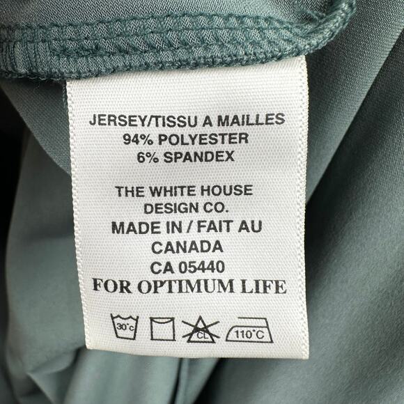 Sympli Double Over V-Neck Tunic Top Jersey Knit Sage 14 Lagenlook Minimalist - Picture 7 of 9